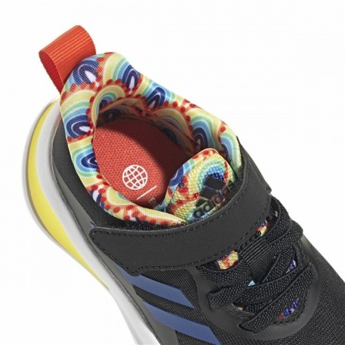 Детские спортивные кроссовки Adidas FortaRun Чёрный image 4