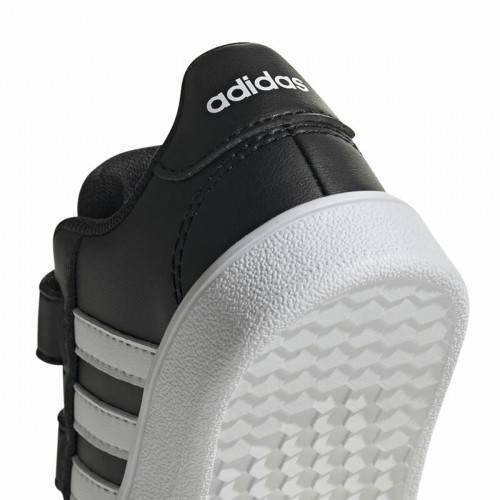 Детские спортивные кроссовки Adidas Grand Court I Чёрный image 4