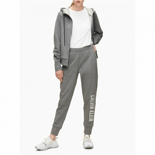 Women's Sports Jacket Calvin Klein Full Zip Dark grey image 4