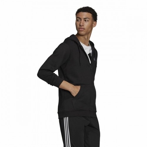 Мужская спортивная куртка Adidas French Terry Big Logo Чёрный image 4
