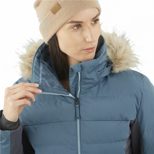 Ski Jacket Salomon Stormcozy Lady Light Blue image 4