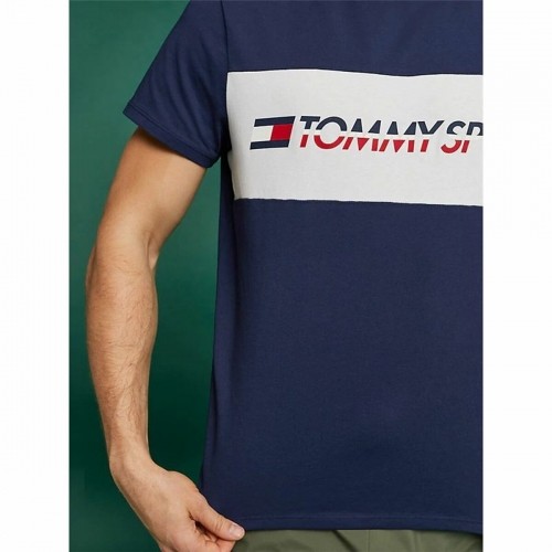 t-krekls Tommy Hilfiger Logo Driver Tumši zils image 4