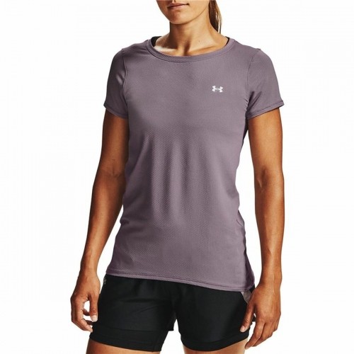 Women’s Short Sleeve T-Shirt Under Armour HeatGear Purple image 4