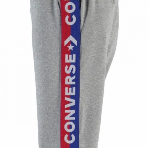 Sports Leggings for Children Converse Wordmark Taping Dark grey image 4