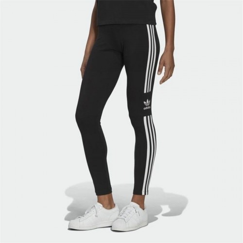 Sport leggings for Women Adidas Adicolor 3 Stripes Trefoil Black image 4