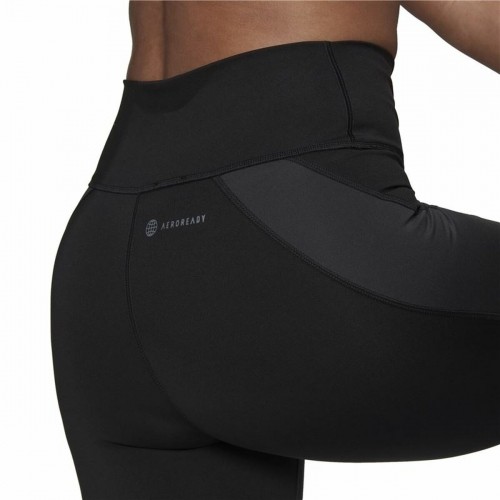 Sport leggings for Women Adidas 7/8 Essentials Hiit Colorblock Black image 4