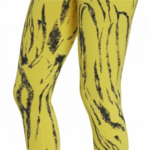 Sport leggings for Women Adidas Future Icons Animal-Print Yellow image 4