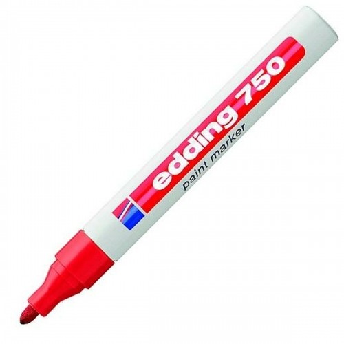 Permanent marker Edding 750 Red (10 Units) image 4