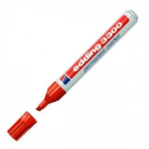 Permanent marker Edding 3000 Red (10 Units) image 4