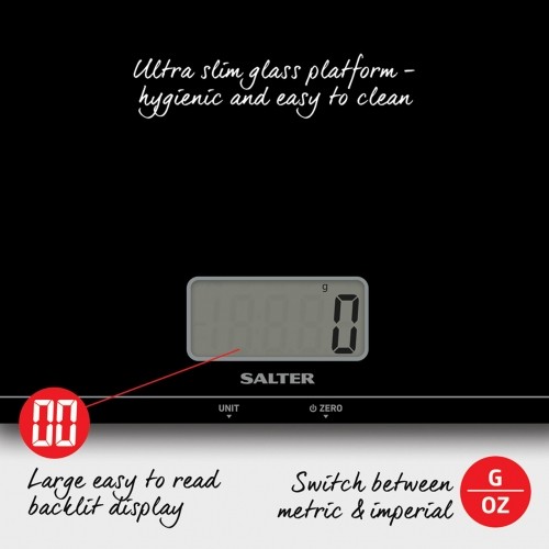 Salter 1172 BKDR Large Platform Digital Kitchen Scale image 4