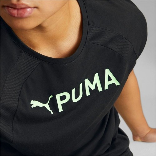 Men’s Short Sleeve T-Shirt Puma Ultrabreathe Triblend Black image 4