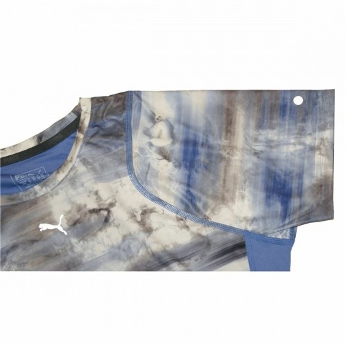 Women’s Short Sleeve T-Shirt Puma Graphic Tee Blue image 4