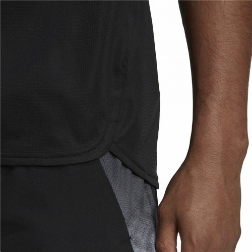 Vīriešu Krekls ar Īsām Piedurknēm Adidas HIIT Melns image 4