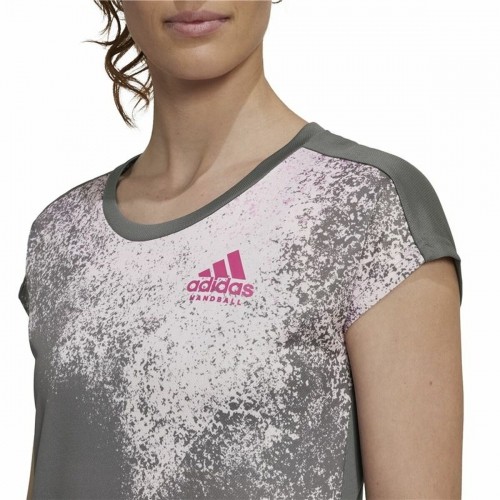 Women’s Short Sleeve T-Shirt Adidas Dark grey image 4