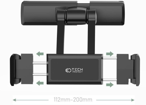 Tech-Protect tablet/phone car holder V2 Headrest, black image 4