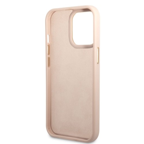 Guess PC|TPU 4G Metal Camera Outline Case for iPhone 14 Pro Max Pink image 4