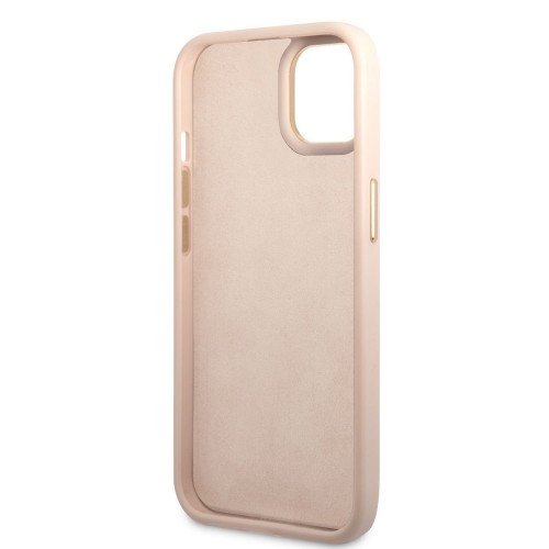 Guess PC|TPU 4G Metal Camera Outline Case for iPhone 14 Pink image 4