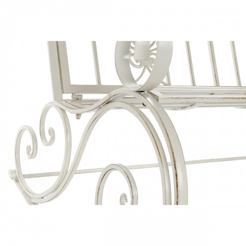 Šūpuļkrēsls DKD Home Decor Metāls Alumīnijs Balts (118 x 90 x 92 cm) image 4