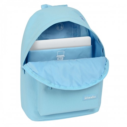 Laptop Backpack Benetton  benetton  Blue 31 x 41 x 16 cm image 4