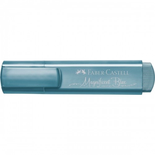 Флуоресцентный маркер Faber-Castell Textliner 46 Электрический синий 10 штук image 4