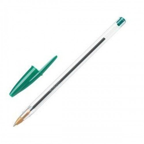 Pildspalva Bic Cristal Oriģināls Zaļš 50 gb. image 4