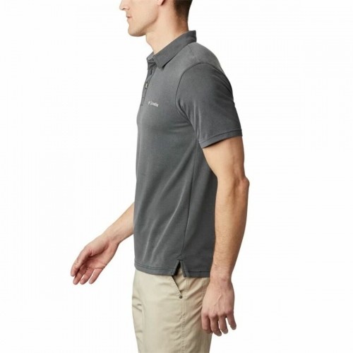 Men’s Short Sleeve Polo Shirt Columbia Nelson Point™ Black image 4