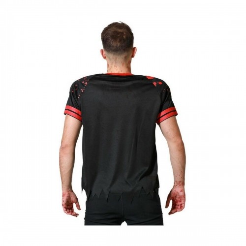 Costume for Adults Black Bloody Rugby (1 Piece) image 4