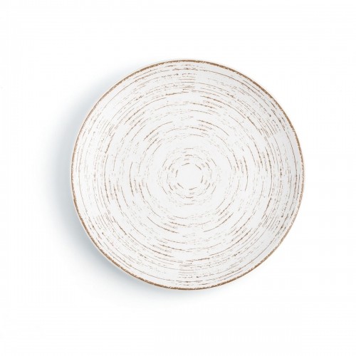 Flat plate Ariane Tornado Ceramic Bicoloured (Ø 18 cm) (12 Units) image 4