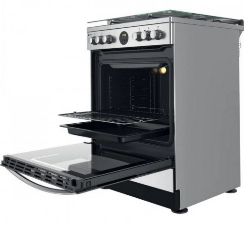 Gas stove with electric oven Indesit IS67G8CHXE image 4