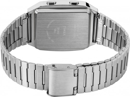 Q Timex Reissue Digital LCA 32.5mm Nerūsējošā tērauda rokassprādzes pulkstenis TW2U72400 image 4