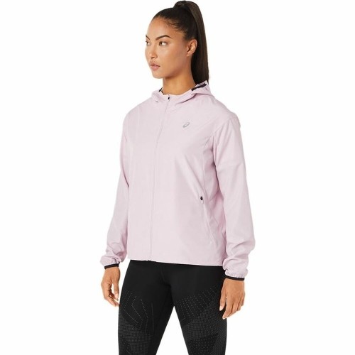 Women's Sports Jacket Asics Accelerate Light Pink image 4