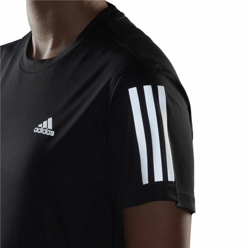 Футболка с коротким рукавом женская Adidas Own the Run Чёрный image 4