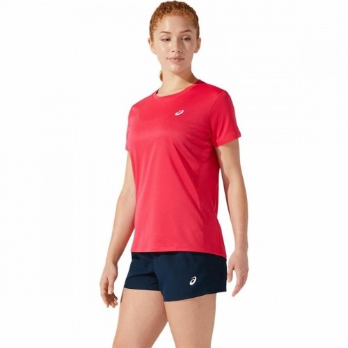 Women’s Short Sleeve T-Shirt Asics Core Crimson Red image 4