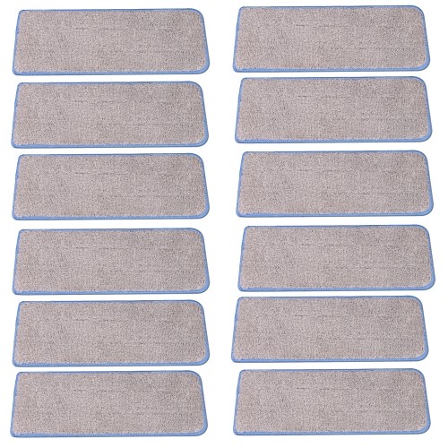 Cenocco Set of 12 Washable Microfiber Mop Replacement Pads image 4