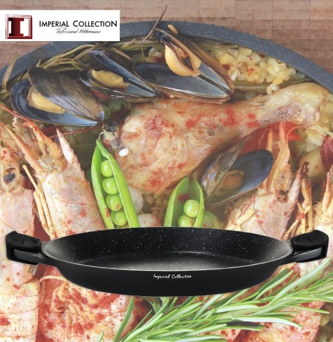 Imperial Collection 36cm Paella Pan with Silicone Handles image 4