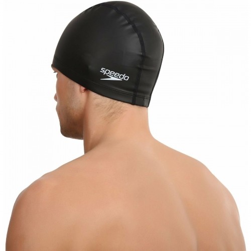 Swimming Cap Speedo  PACE CAP 8-720640001 Black Silicone image 4