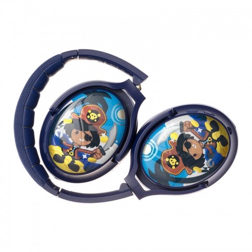 BuddyPhones kids headphones wireless Cosmos Plus ANC (Deep Blue) image 4