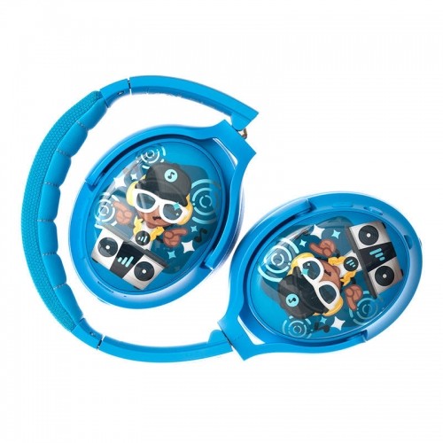 BuddyPhones kids headphones wireless Cosmos Plus ANC (Blue) image 4