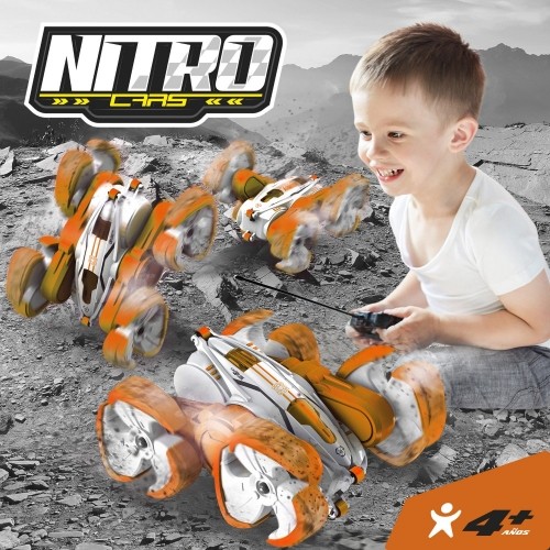 Speed & Go Radio vadāmā mašīna Nitro ar gumijas kāpurķēdēm 14,5 cm 360º 27MHz (baterijas) 4+ CB49422 image 4