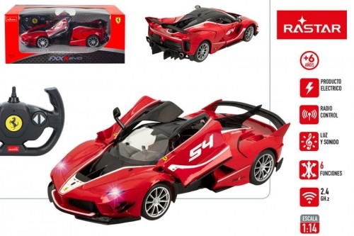 Rastar Радиоуправляемая машина Ferrari FXX K EVO 1:14 6 напр., фары, двери, батарейки, 6+ CB46352 image 4