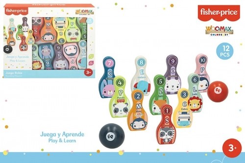 Fisher Price Деревянная игра Кегли 3лет+ CB48815 image 4