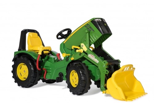 Rolly Toys Трактор педальный rollyX-Trac Premium John Deere 8400R с ковшом, 2 скорости и тормоз  (3 - 10 лет) Германия 651078 image 4