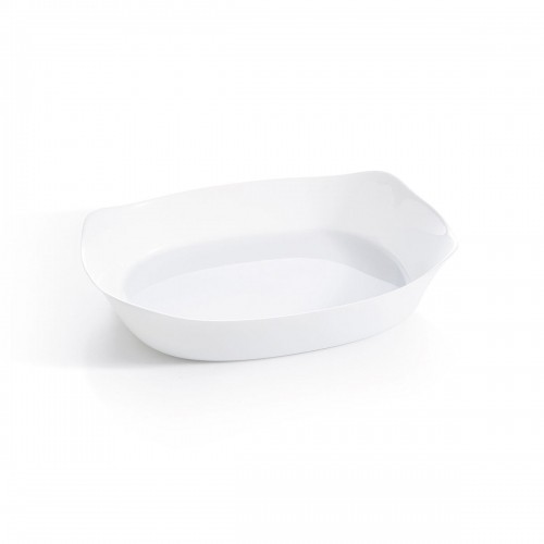 Serving Platter Luminarc Smart Cuisine Rectangular White Glass 38 x 27 cm (6 Units) image 4