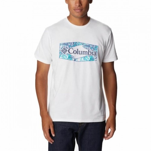 Short-sleeve Sports T-shirt Columbia Sun Trek™ White image 4