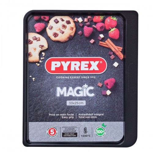 Форма для выпечки Pyrex Magic Чёрный Простой Металл 33 x 25 cm (6 штук) image 4
