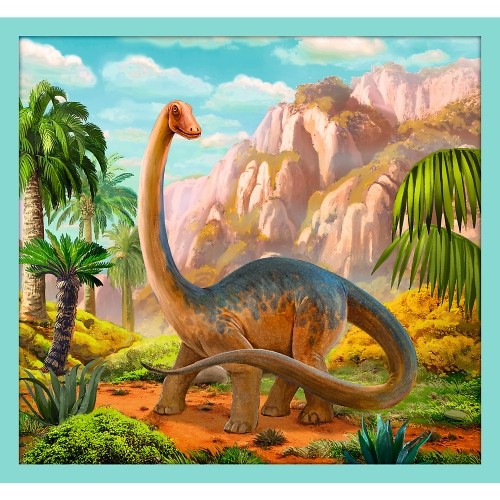 Trefl Puzzles TREFL Pužļu komplekts Dinozauri, 10in1 image 4