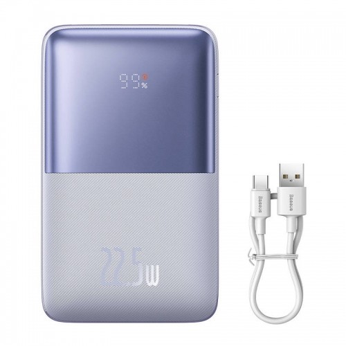 Powerbank Baseus Bipow Pro 20000mAh, 2xUSB, USB-C, 22.5W (purple) image 4