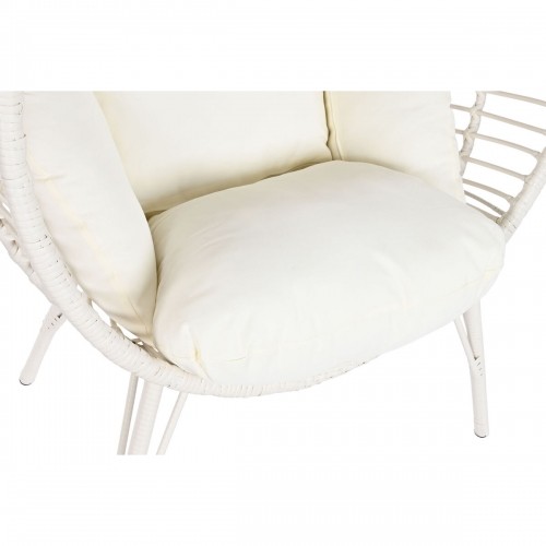 Садовое кресло DKD Home Decor 90 x 65 x 151 cm Металл синтетический ротанг Белый image 4
