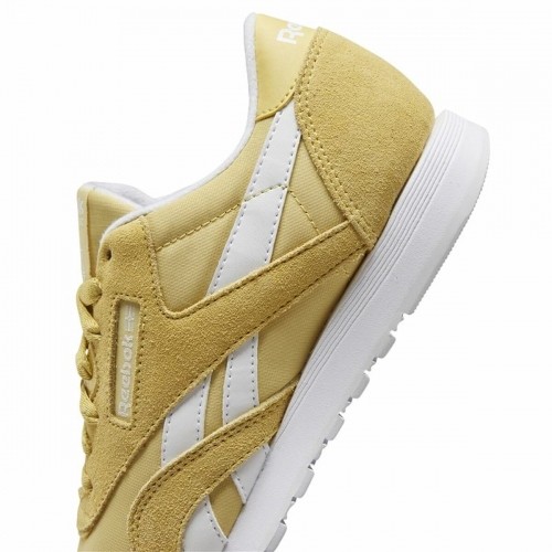 Sports Trainers for Women Reebok Classic Nylon Yellow image 4