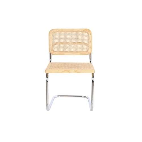 ēdamistabas krēsls DKD Home Decor 46 x 46 x 77 cm Dabisks Sudrabains Gaiši brūns Rotangpalma image 4